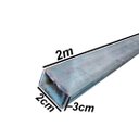 Ver imagem 2 de 03 Tubos 02mts 30 X 20 X 0,80 Galvanizado