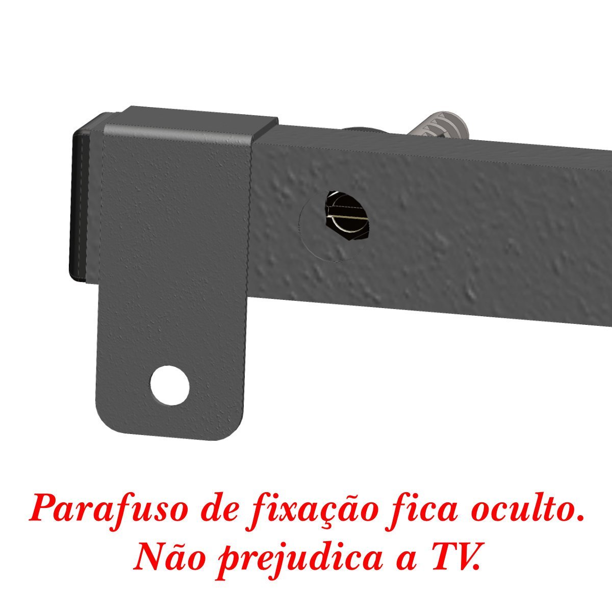 SUPORTE UNIVERSAL FIXO RÉGUA TV 10" a 65" VESA ATÉ 600 PRETO - 5