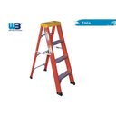 Ver imagem 5 de Escada em Fibra Tesoura 3 Degraus 1,20m com Patamar Simples Wbertolo