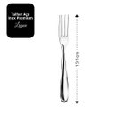 Ver imagem 4 de Jogo 6 Garfos de Mesa Aço Inox Premium Design Lagoa Clássico - Tuut