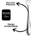 Ver imagem 3 de Jogo 6 Garfos de Mesa Aço Inox Premium Design Lagoa Clássico - Tuut