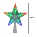 Ver imagem 3 de Estrela Ponteira Topo de Árvore de Natal LED Colorido
