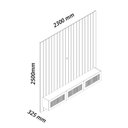 Ver imagem 3 de Home para TV 230 Majestade Native Tela Rattan Naturale Off White - Gelius
