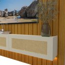 Ver imagem 4 de Home para TV 230 Majestade Native Tela Rattan Naturale Off White - Gelius