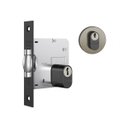 Ver imagem 1 de Fechadura Porta Stam 1005 Trinco Rolete Roseta Redonda Externa Escovado Antique E-coat