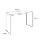Ver imagem 3 de Mesa de Escritório Home Office Start 118cm Estilo Industrial Savana - Desk Design