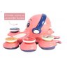 Brinquedo Educativo Polvo Musical Com 6 Botões  Rosa + 20 Sons - 2