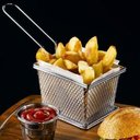 Ver imagem 4 de Mini Cesta de Fritura de Aço Inoxidável Walfos, Cesta de Fritadeira