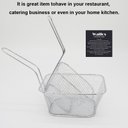 Ver imagem 3 de Mini Cesta de Fritura de Aço Inoxidável Walfos, Cesta de Fritadeira