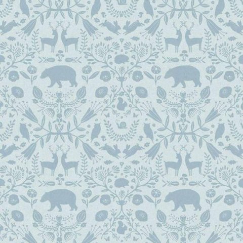 Papel de Parede Minime Infantil Azul 17143