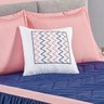 Colcha Cama Casal Azul Marinho 5 Peças com Almofada Decorativa - 2