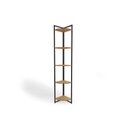 Ver imagem 3 de Estante Cantoneira Kappesberg Estilo Industrial Li022 Cor Freijó/preto Fosco