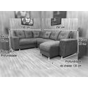 Ver imagem 4 de Sofá Canto Preto 601 Áustria