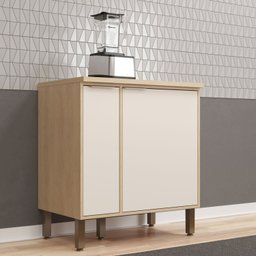 Balcao Para Cozinha 80Cm Com Porta Condimentos Karine - 1 Balcao Para Cozinha 80Cm Com Porta Condimentos Karine - 1