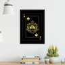 Quadro Decorativo Moldura Baralho Espadas Sala Quarto Escritório - 1