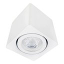 Ver imagem 1 de Kit 10 Spot Sobrepor Teto Beiral para Lâmpada Dicroica Branco Direcionável + 10 Lâmpadas Cor:branco