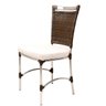 Cadeira JK em Alumínio, Fibra Sintética e Assento Estofado, para Sala de Jantar, Área Gourmet - 1