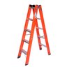 Escada em Fibra Tesoura Dupla 5 Degraus 1,50m WBertolo - 1