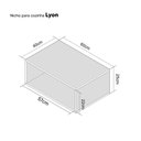 Ver imagem 3 de Nicho para Cozinha Lyon MDP 60cm Preto Mercado Das Prateleiras