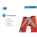 Ver imagem 4 de Escada em Fibra Tesoura Dupla 6 Degraus 1,80m WBertolo