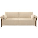 Ver imagem 3 de Sofá 02 Lugares para Sala de Estar Pés em Madeira 162 Cm Stefan M03 Linho Bege - Lyam Decor