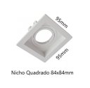 Ver imagem 2 de Kit Spot de Embutir Dicroica Quadrado Recuado Mr16 Branco Moon 1061055 11 Embutidos