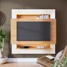 Painel para TV até 58 Polegadas com Fita de LED 1 Prateleira Abruzzo Yescasa - 2