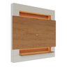 Painel para TV até 58 Polegadas com Fita de LED 1 Prateleira Abruzzo Yescasa - 8
