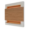 Painel para TV até 58 Polegadas com Fita de LED 1 Prateleira Abruzzo Yescasa - 11