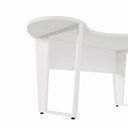 Ver imagem 7 de Mesa para Escritório Mesa Linear Orgânica Contemporâneo sem Gavetas 175cm Branco F5 Office