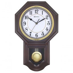 Relógio de Parede Pêndulo Eletrônico Musical Gravatinha 5304 Ipê - 1