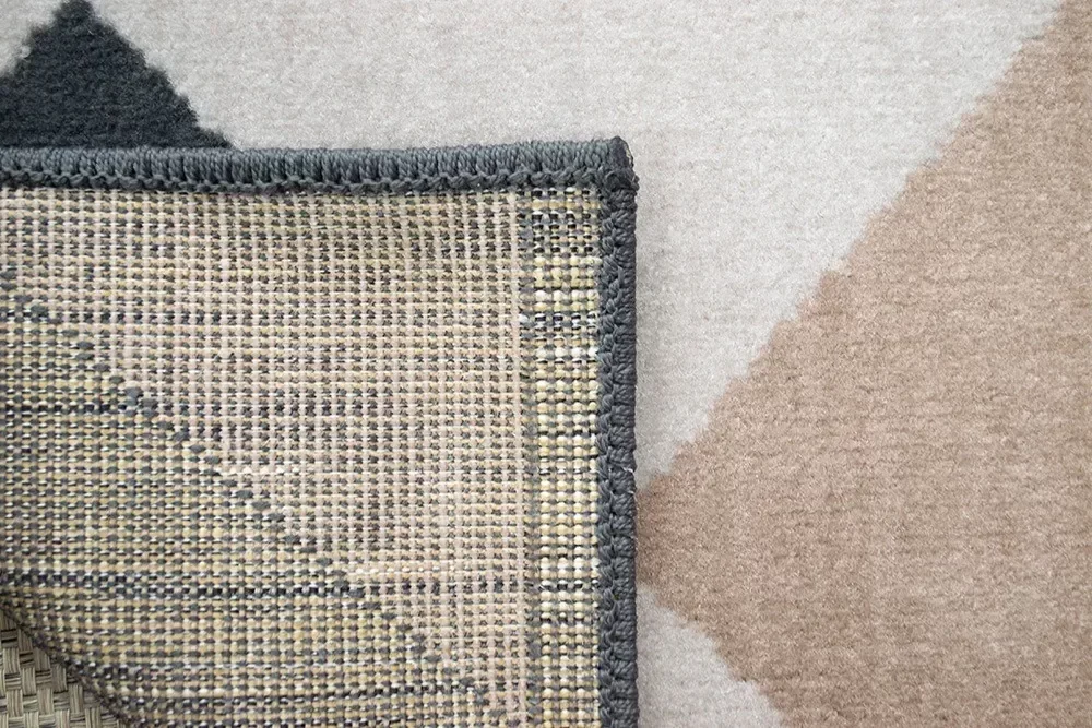 Tapete 3D Taupe 2x3M 200x300cm Geometrico Alto Relevo Grego