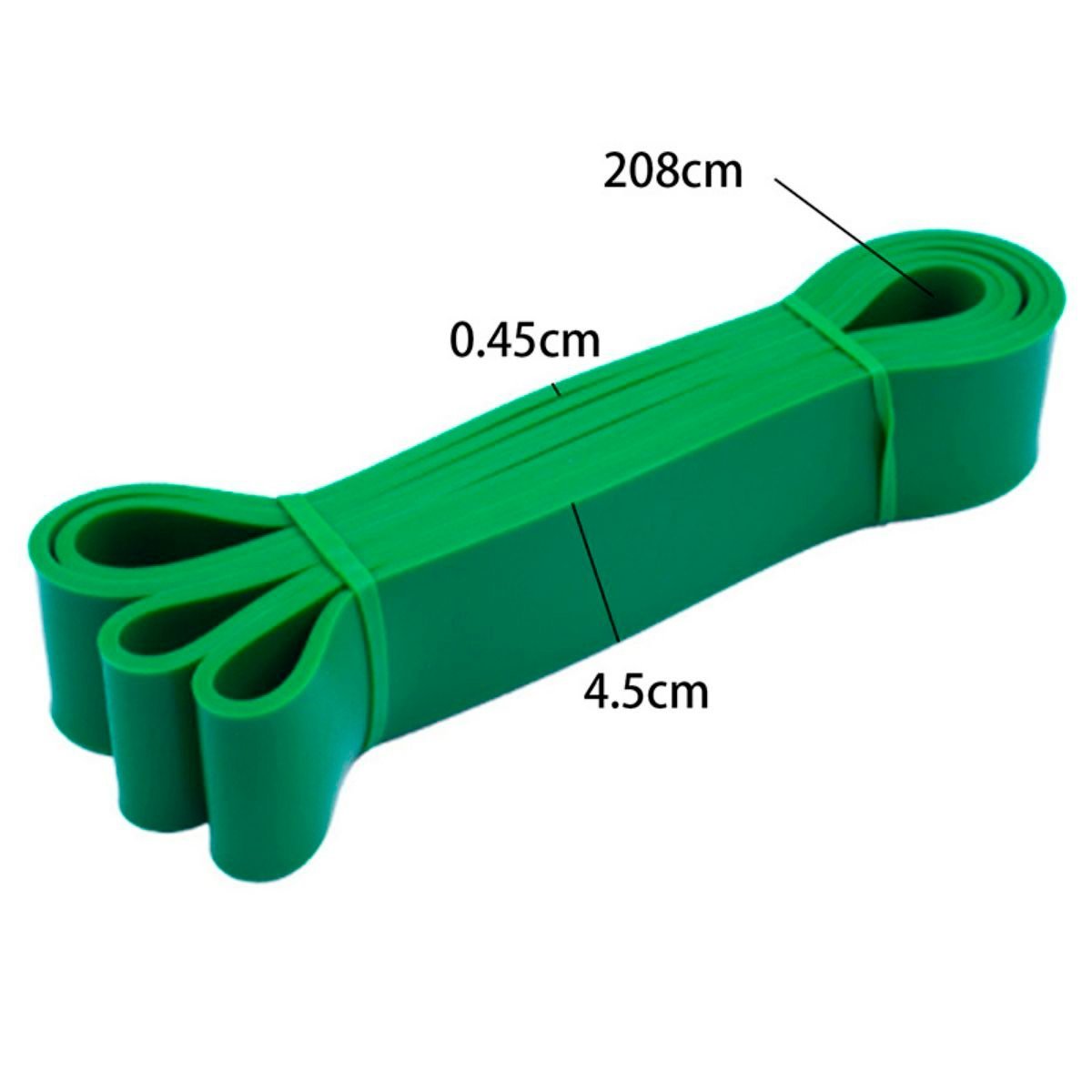 Faixa Super Band Elástico Extensor Verde 45mm até 49kg - 2