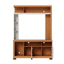 Ver imagem 4 de Estante para Sala de Estar para TV Cairo 2 Portas 2 Prateleiras MDP MDF 136cm Freijó Off White
