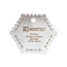 Medidor de Camada Tinta Úmida Hexagonal 20-370 Microns Aço Inoxidável NOVOTEST.BR TH-83101 - 1