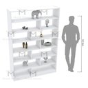 Ver imagem 5 de ESTANTE ORGANIZADORA M278.B MDF S FUNDO (QUARTO, SALA, COMÉRCIO) MUNDI MOVEIS