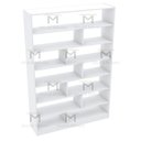 Ver imagem 3 de ESTANTE ORGANIZADORA M278.B MDF S FUNDO (QUARTO, SALA, COMÉRCIO) MUNDI MOVEIS