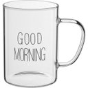 Ver imagem 1 de Caneca de Borossilicato 450ml Transparente 11x8x8cm Café Chá Leite Chocolate