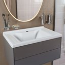 Ver imagem 2 de Cuba Pia Lavatório Itaparica 45 Cm para Banheiro Branco