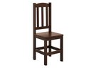 Ver imagem 3 de Conjunto Mesa Castanho De Madeira Maciça 88x88 + 4 Cadeiras Madeira Para Cozinha Sala De Jantar Sfa