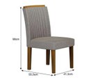 Ver imagem 5 de Cadeira para Mesa de Jantar 2 Unidades Jade Mdf - Leifer