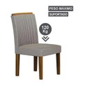 Ver imagem 3 de Cadeira para Mesa de Jantar 2 Unidades Jade Mdf - Leifer