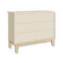 Ver imagem 4 de Quarto de Bebê Berço + Cômoda 6 Gvts Classic Pés em Madeira Natural Areia