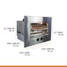 Churrasqueira de Parede Rotativa a Gás Glp 48x52cm Aço Inox Roast Premium 04 Bivolt - Hope - 4
