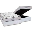 Ver imagem 1 de Conjunto Box Baú Casal: Colchão Espuma Ortobom D45 Hight Foam Hr + Base Crc Courano White (138x188