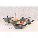 Ver imagem 2 de Jogo de Panelas 5 Peças C/ Indução Ceramic Life Optima Stone Cinza