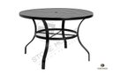 Ver imagem 3 de Mesa de Alumínio Antonella p/ Área Gourmet Redonda 60cm:Preto