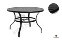 Ver imagem 2 de Mesa de Alumínio Antonella p/ Área Gourmet Redonda 60cm:Preto