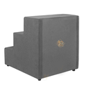 Ver imagem 3 de Escada Pet Escadinha Cachorro Gato Rampa Pet Ossinho Cinza Escuro