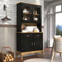 Ver imagem 2 de Balcão com Arca Oratório em Madeira Maciça 2 Mais 2 Portas